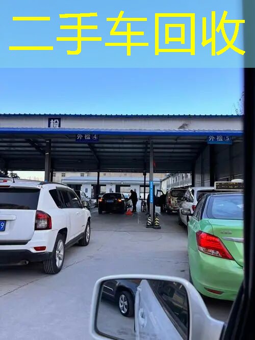 二手车市场车贩子验车场景